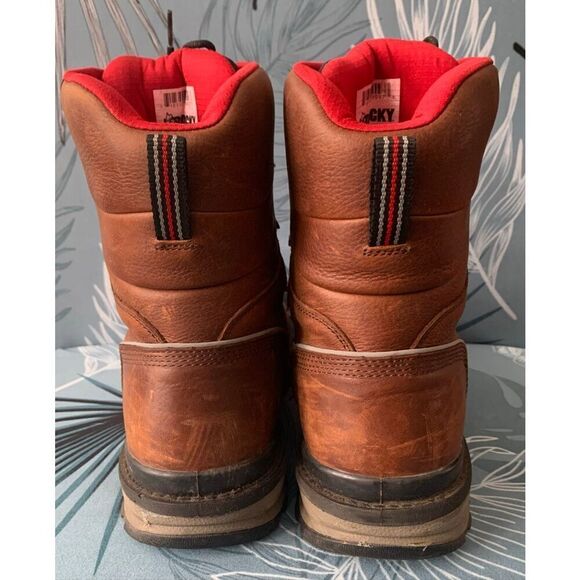 Rocky Rams Horn Composite Toe Waterproof 800G Insulated Work Boot Men 10.5 main image 4